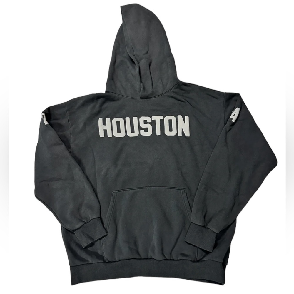 New Travis Scott Houston Cactus Jack Celebrity Softball Game 2024 Black Hoodie